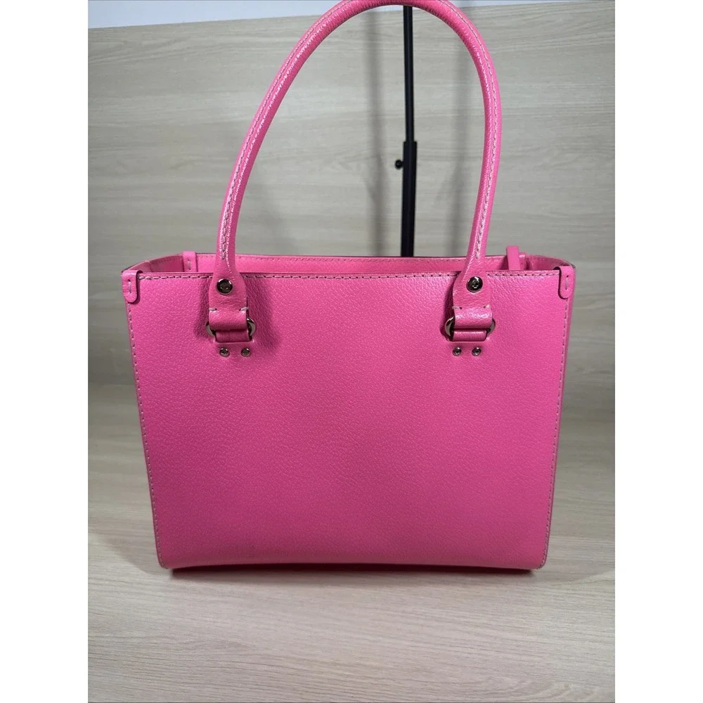 Kate Spade Wellesley Quinn Tote Pink‎ Leather Satchel Bag Handbag Purse & Wallet
